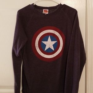 Captain America Crewneck Sweater